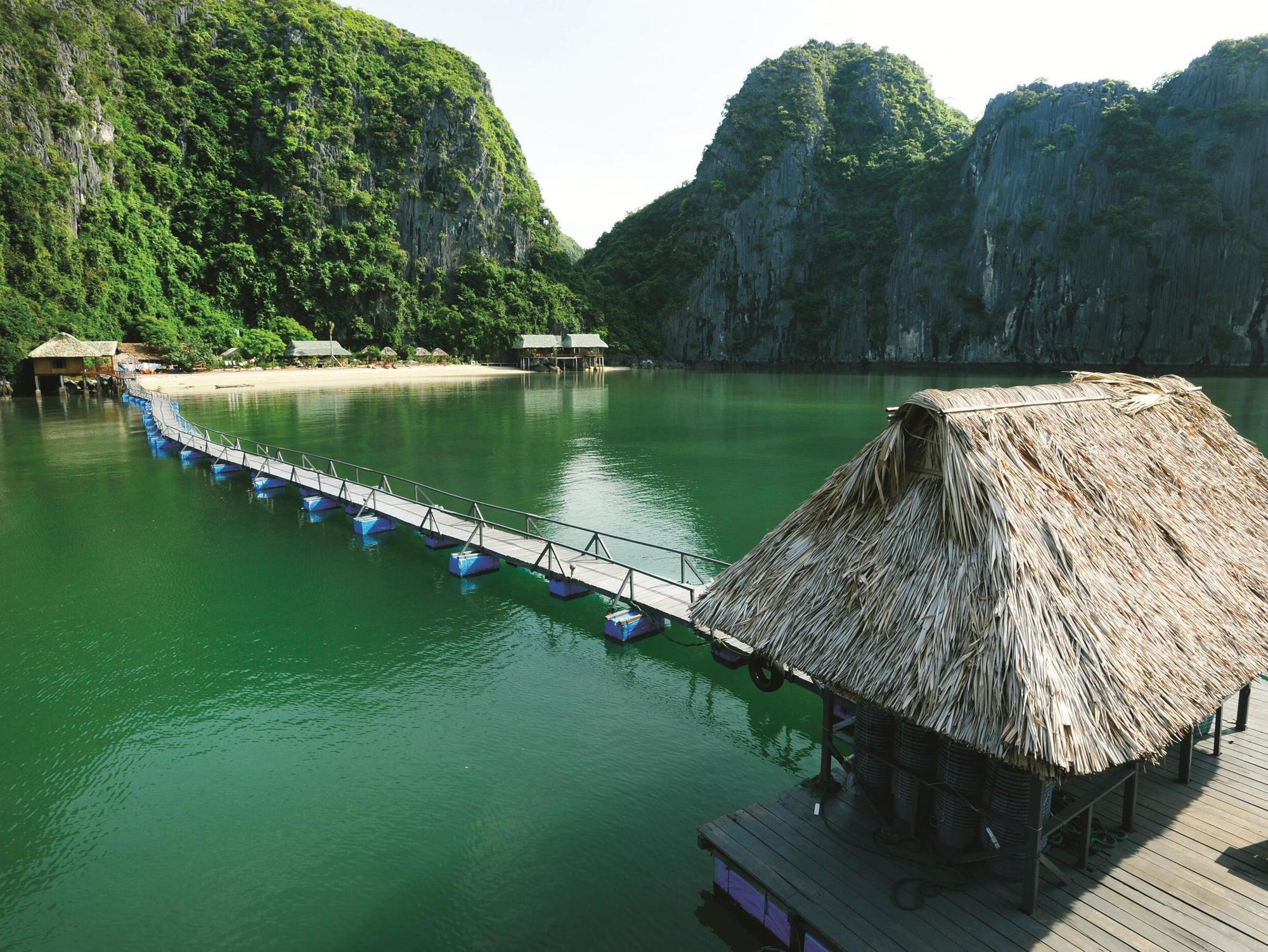 Cat Ba Sandy Beach Resort Dong Khe Sau Eksteriør billede