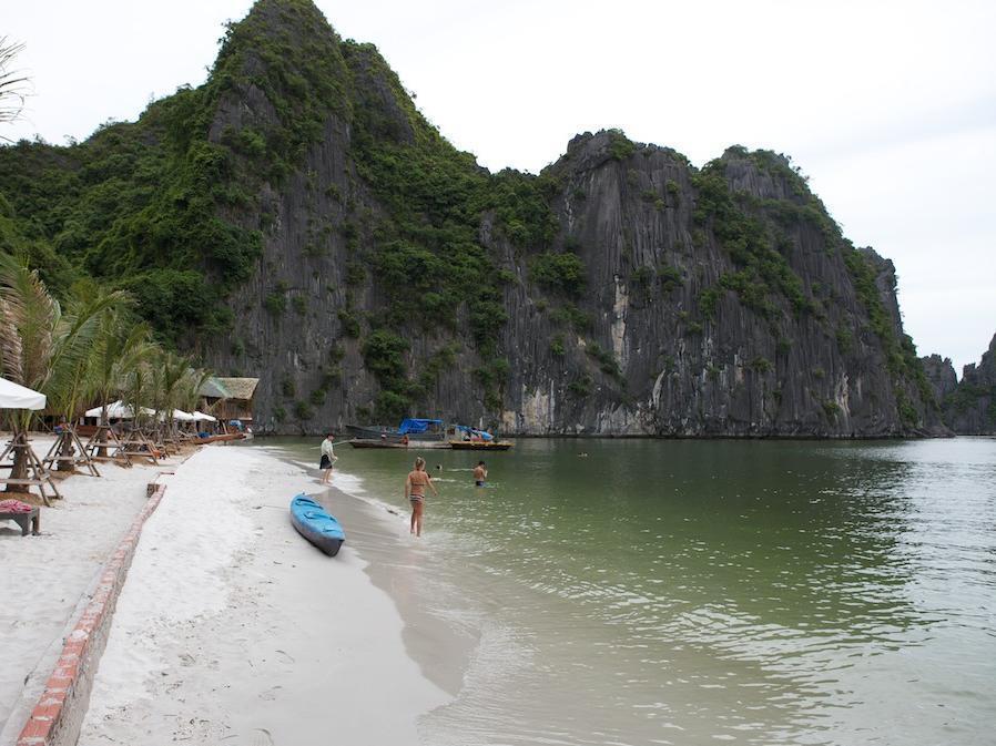 Cat Ba Sandy Beach Resort Dong Khe Sau Eksteriør billede
